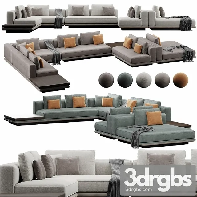 Minotti Horizonte 4 3D Model Download Minotti Horizonte 4 3D Model Download