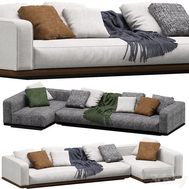 Minotti Horizonte Modular Sofa 06 3D Model Minotti Horizonte Modular Sofa 06 3D Model