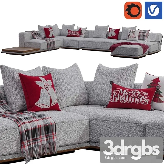 Minotti Horizonte Modular Sofa 1 3D Model Download Minotti Horizonte Modular Sofa 1 3D Model Download