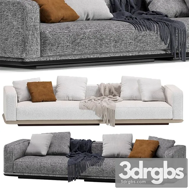 Minotti horizonte modular sofa 2 3D Model Download Minotti horizonte modular sofa 2 3D Model Download