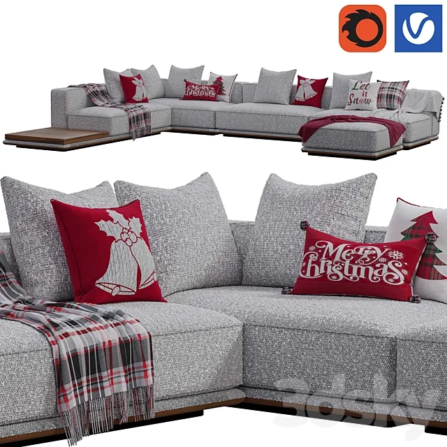 Minotti Horizonte Modular Sofa 3D Model Minotti Horizonte Modular Sofa 3D Model