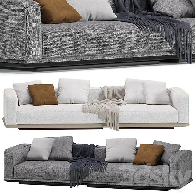 Minotti HORIZONTE Modular Sofa 3DModel Minotti HORIZONTE Modular Sofa 3DModel