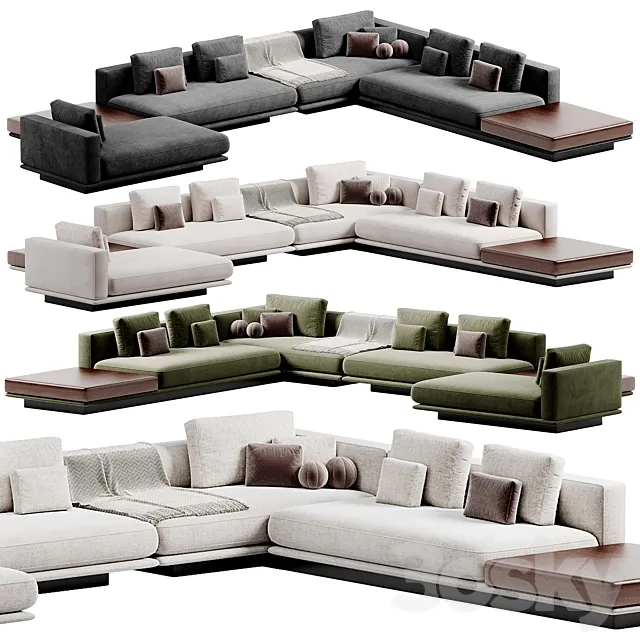 Minotti Horizonte Sofa | Sofa 3D Model