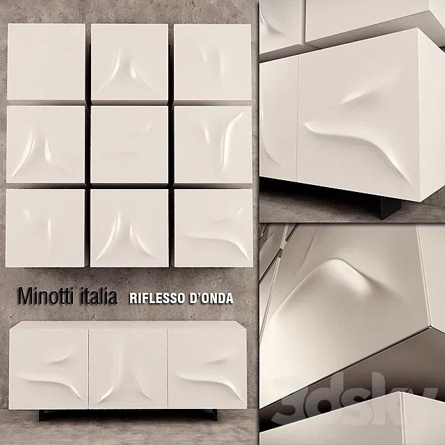 Minotti Italia – Riflesso D’Onda 3DModel