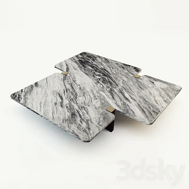 Minotti Jacob coffee table 3D Model