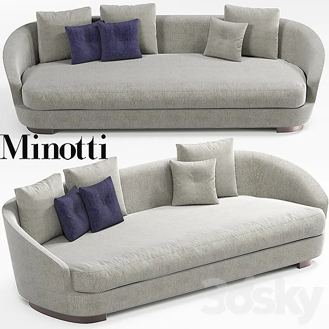 Minotti Jacques 3D Model