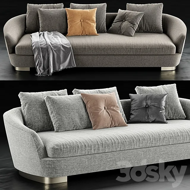 Minotti Jacques Sofa 3DModel