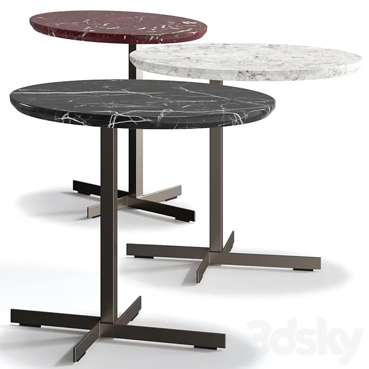 Minotti JOY JUT OUT Coffee table Designer Rodolfo Dordoni 3D Model Free Download