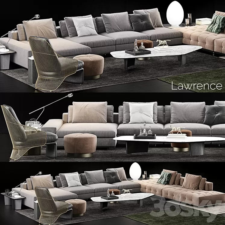 Minotti Lawrence Sofa 3D Model Free Download Minotti Lawrence Sofa 3D Model Free Download