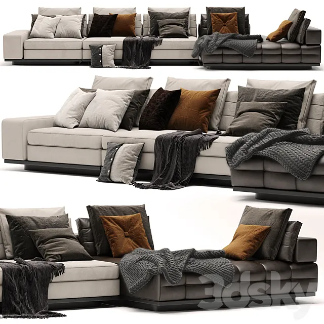 Minotti Lawrence Sofa 3D Model Minotti Lawrence Sofa 3D Model