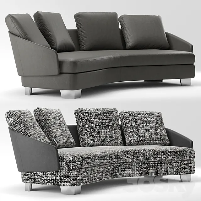 minotti lawson arrangement C 3D Model minotti lawson arrangement C 3D Model