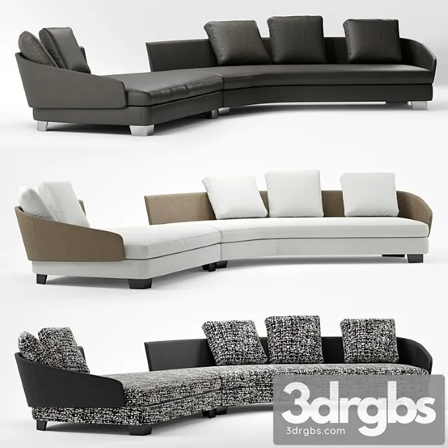 Minotti Lawson Arrangement E 1 3D Model Download Minotti Lawson Arrangement E 1 3D Model Download