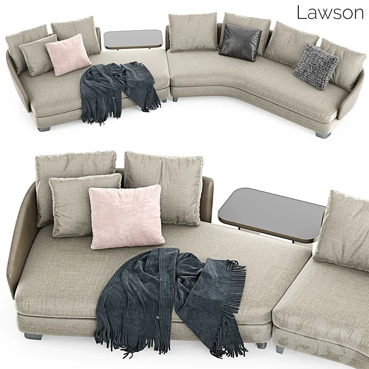 Minotti Lawson Sofa 2 3D Model Free Download