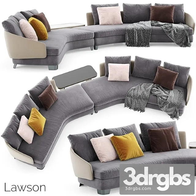 Minotti Lawson Sofa 3 3D Model Download Minotti Lawson Sofa 3 3D Model Download