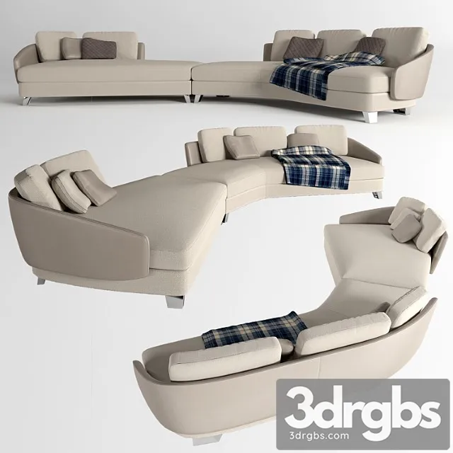 Minotti lawson sofa 4 3D Model Download Minotti lawson sofa 4 3D Model Download