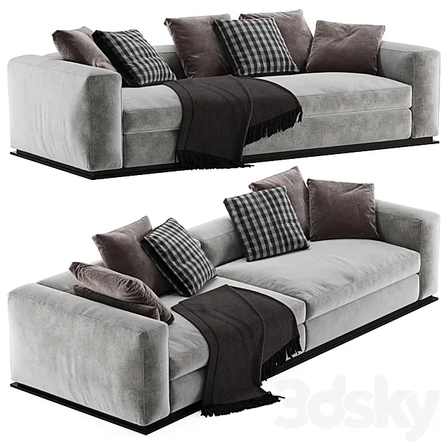 Minotti leonard sofa 3DModel Minotti leonard sofa 3DModel