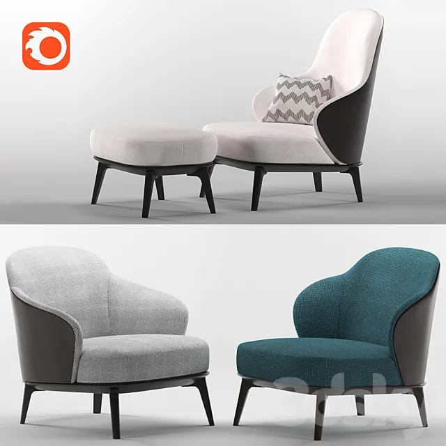 Minotti leslie 3D Model