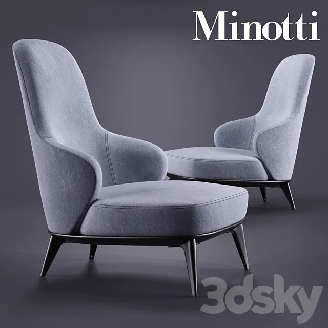 Minotti Leslie Bergere 3DModel