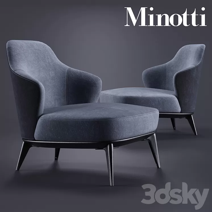 Minotti Leslie Senza 3D Model