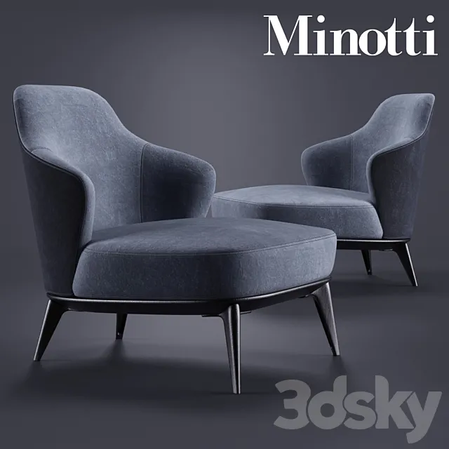 Minotti Leslie Senza 3DModel