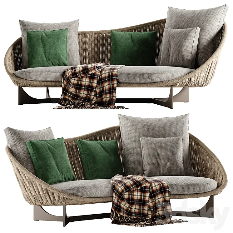 Minotti Lido Cord sofa 3D Model Free Download Minotti Lido Cord sofa 3D Model Free Download