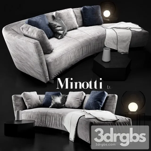 Minotti Lounge Seymour 3D Model Download Minotti Lounge Seymour 3D Model Download