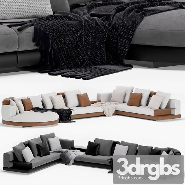 Minotti modular connery sofa Minotti modular connery sofa