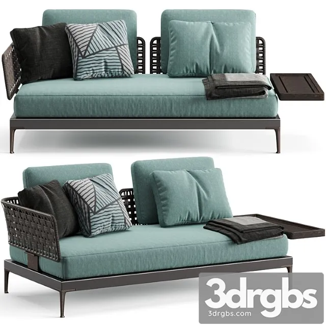 Minotti Patio Sofa With Top 3D Model Download Minotti Patio Sofa With Top 3D Model Download