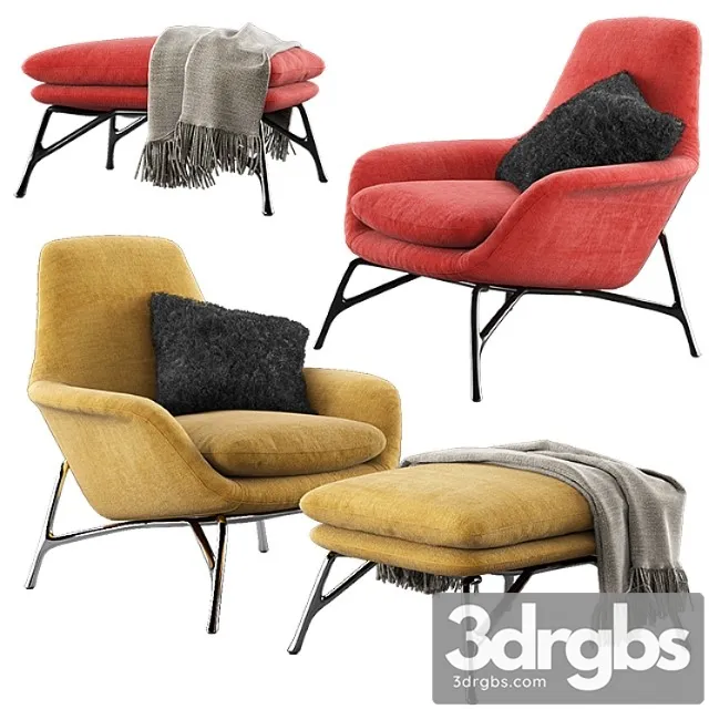 Minotti prince 3D Model Download Minotti prince 3D Model Download