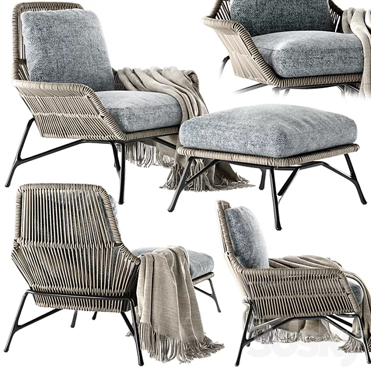 “Minotti Prince “”Cord”” Indoor” 3D Model