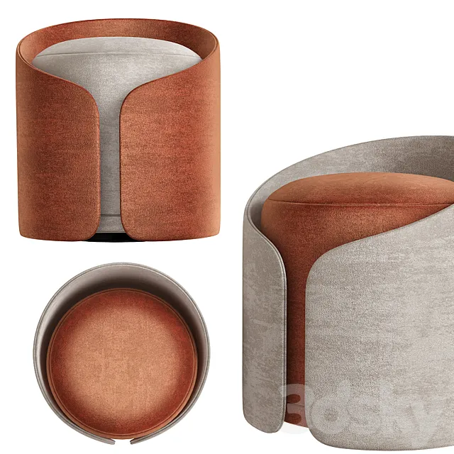 Minotti puf 3DModel Minotti puf 3DModel