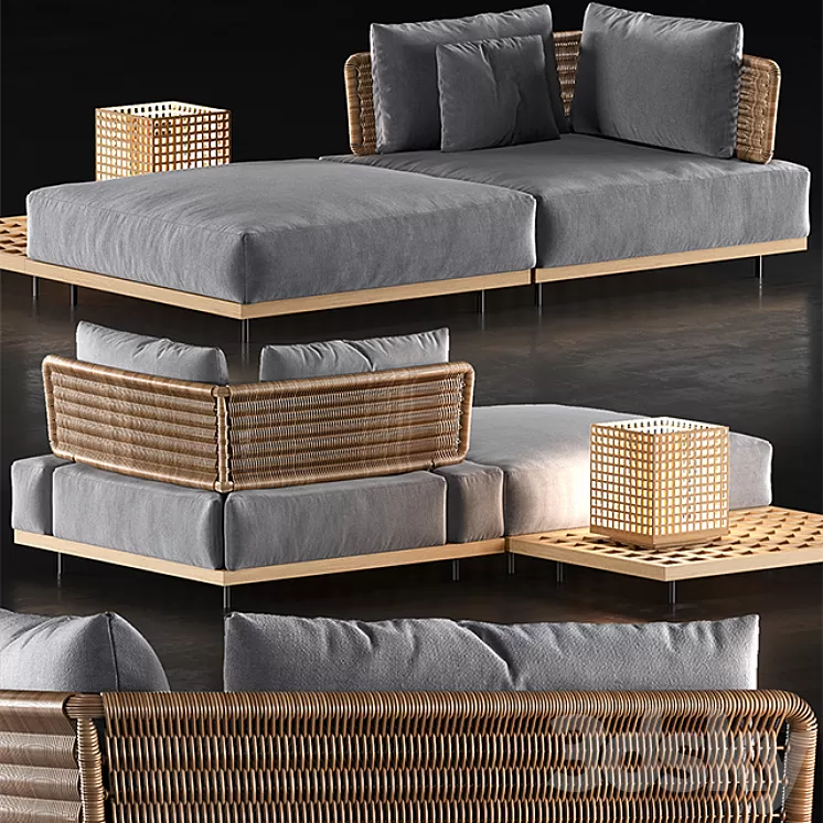 Minotti quadrado 3D Model