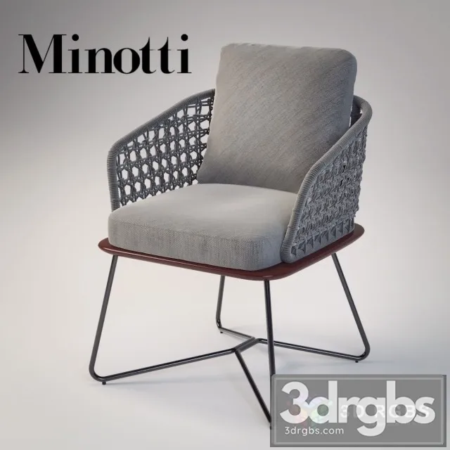 Minotti Rivera Little 3D Model Download Minotti Rivera Little 3D Model Download
