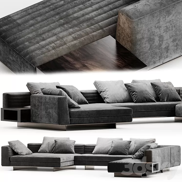 Minotti roger 3D Model Free Download Minotti roger 3D Model Free Download