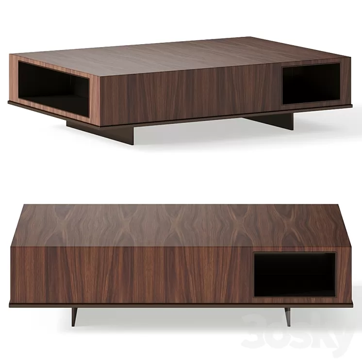 Minotti Roger Coffee Table 3D Model Minotti Roger Coffee Table 3D Model