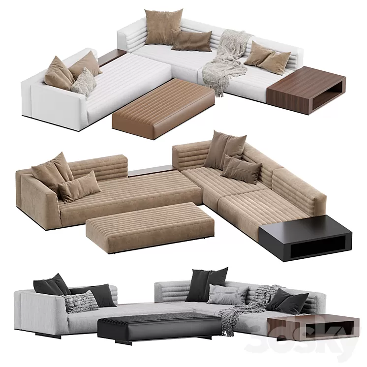 Minotti Roger Sofa 3D Model Free Download Minotti Roger Sofa 3D Model Free Download