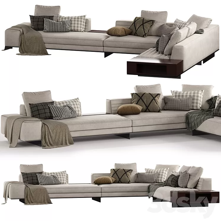 Minotti Roger Sofa 3D Model Free Download Minotti Roger Sofa 3D Model Free Download