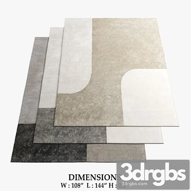 Minotti rugs 545 3D Model Download