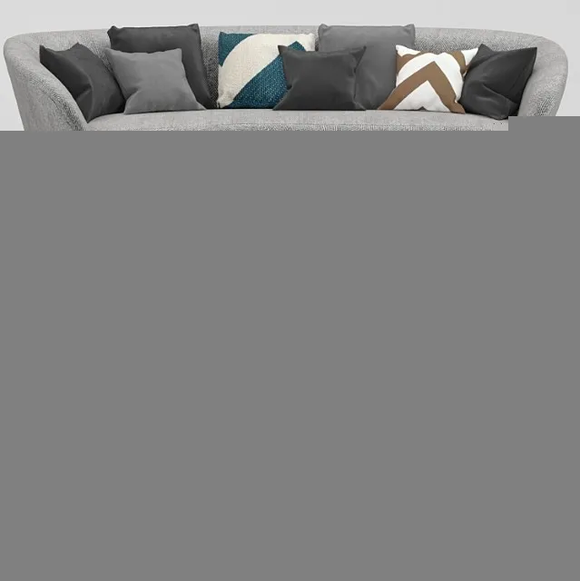 Minotti russell set 2 3D Model Download Minotti russell set 2 3D Model Download