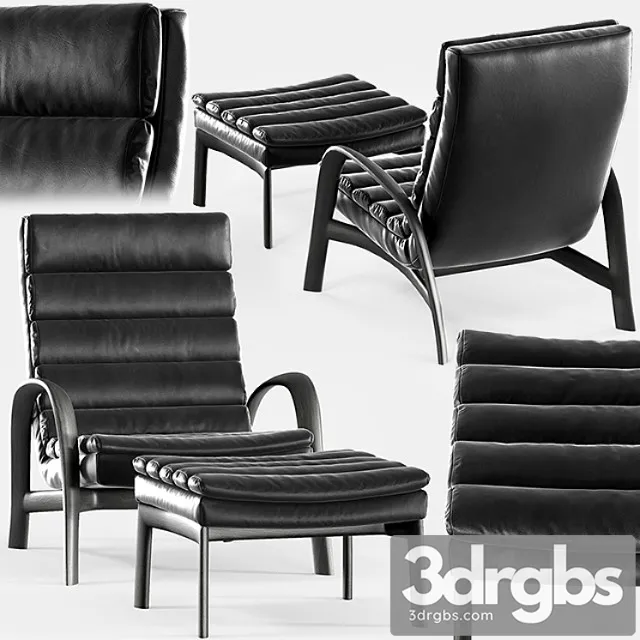 Minotti Saville Armchair 1 3D Model Download Minotti Saville Armchair 1 3D Model Download