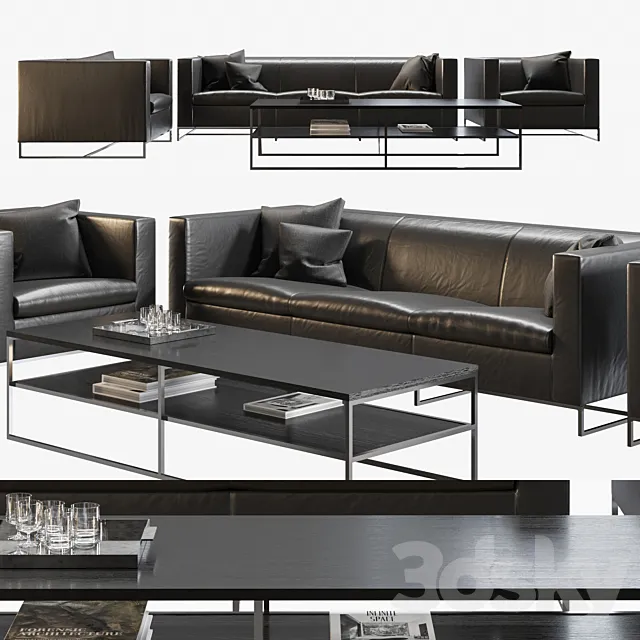 Minotti set 03 3DModel