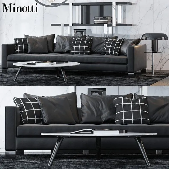 Minotti Set 12 3D Model