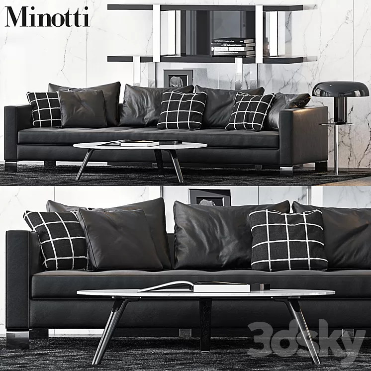 Minotti Set 12 3D Model