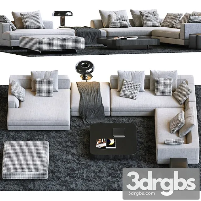 Minotti Set 18 3D Model Download Minotti Set 18 3D Model Download
