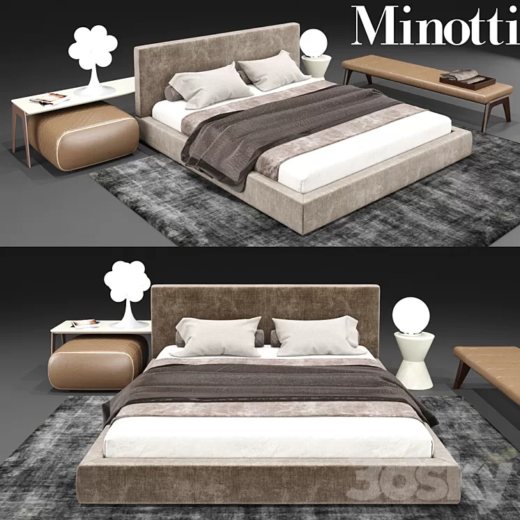 Minotti set 3D Model