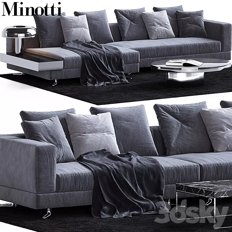 Minotti Set 6 3D Model