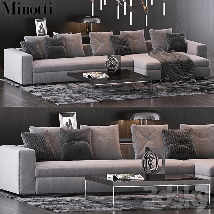 Minotti Set 7 3D Model