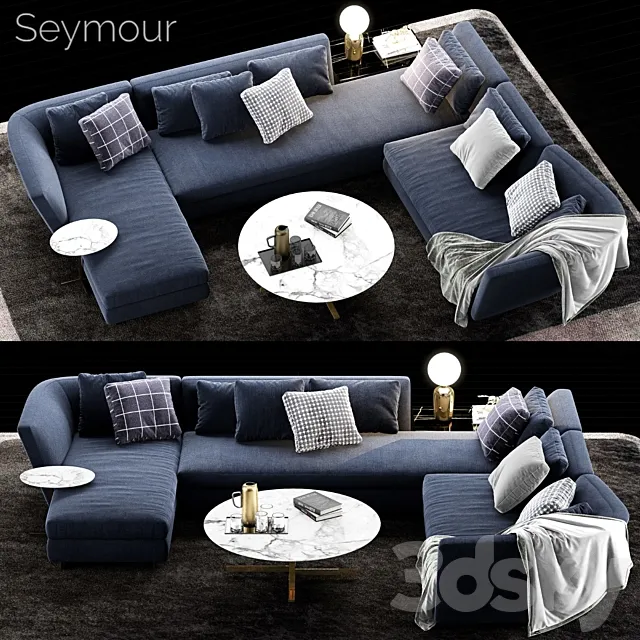 Minotti Seymour Sofa 3 3DModel