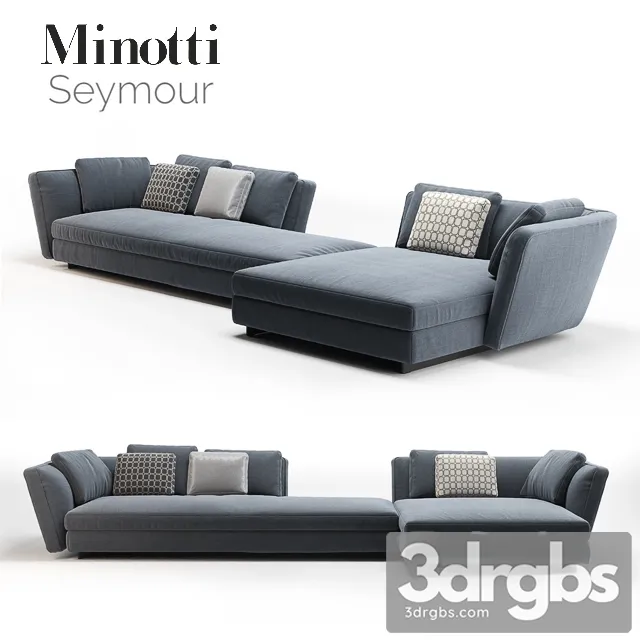 Minotti Seymour Sofa 3D Model Download Minotti Seymour Sofa 3D Model Download