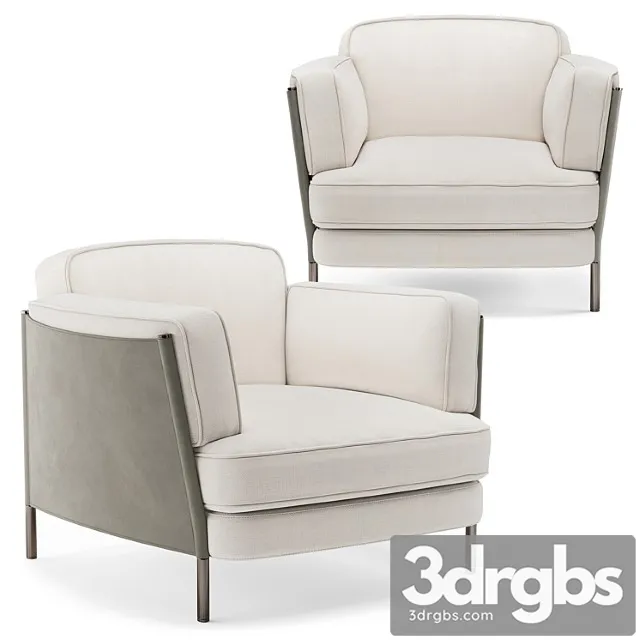 Minotti Shelley Armchair 1 3D Model Download Minotti Shelley Armchair 1 3D Model Download